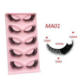 3D Cat Eyes Naturally Thick Curly False Eyelashes