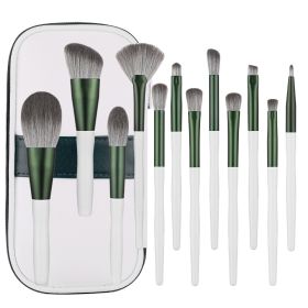 12 Green Glaze Makeup Brush Makeup Tool Brushes