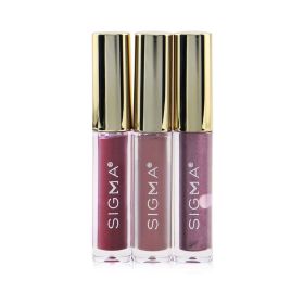 SIGMA BEAUTY - Adored Mini Lip Set (2x Liquid Lipstick + 1x Lip Gloss) HLD29 / 033869 3pcs