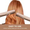 2-in-1 Hair Straightener Spiral Wave Curler, Flat Iron Styling Tool