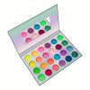 24 Color Fluorescent Eyeshadow Palette, UV Lights Luminous Eyeshadow Powder, Parties , Nightclub, Masquerade And Stage Makeup , Sparkling Eyeshadow