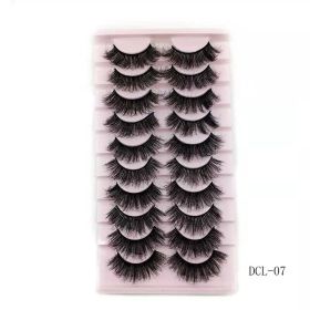 Thick Curl Cross Three - Dimensional Ten Pairs Of False Eyelashes (Option: DCL07)