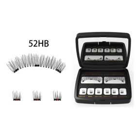 Magnet Eyelash Suit Is Natural And Thick (Option: 52HB and tweezers)