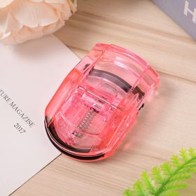 Mini Eyelash Lasting Curler Makeup Tool (Option: Transparent pink)