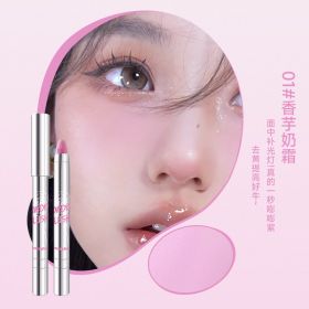 Atmosphere Blush Stick Eye And Cheek Dual-use Cream (Option: 01 Sweet Potato Milk Cream)