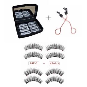 Magnet Eyelash Suit Is Natural And Thick (Option: 24P KS02)