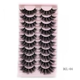 Thick Curl Cross Three - Dimensional Ten Pairs Of False Eyelashes (Option: DCL01)