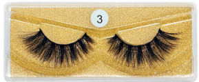 3D Stereo Curling Thick Large Radian Eyelash Natural Long Soft False Eyelashes (Option: 03)