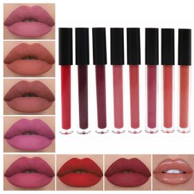 No Logo 8 Colors Non-stick Cup Matte Lip Gloss (Color: #9)