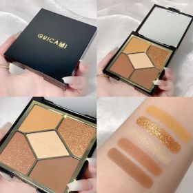 Multi Cube Palette 5 Colors,Eye Shadow Palette for Daily makeup (Style: Style 2)