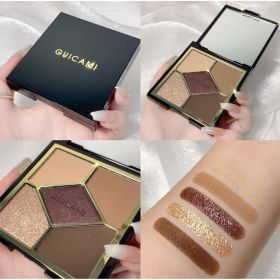 Multi Cube Palette 5 Colors,Eye Shadow Palette for Daily makeup (Style: Style 4)