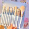 Makeup Brushes Set 9Pcs Soft Hair Eye Shadow Brush Loose Powder Brush Full Set of Women Girls Makeup Brushes