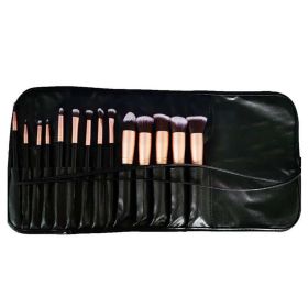 Makeup Brushes 14 pcs Professional Synthetic Blending Powder Liquid Cream Face Brushes Cruelty-Free Cosmetic Brushes Kit (Type: 14 pcs+gold+bag)