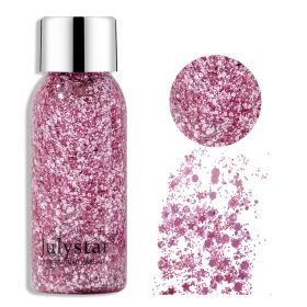 Liquid Glitter Eyeshadow Quick Drying Long Lasting Sparkling Metallic High Pigmented Glitter Eye Shadow (Color: 6)