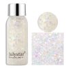 Liquid Glitter Eyeshadow Quick Drying Long Lasting Sparkling Metallic High Pigmented Glitter Eye Shadow