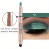 12 Color Eyeshadow Stick Eyeliner Pen, Highlighter Glitter Pearly Shimmer Matte Eyeshadow Pen, Eye Makeup Brightening Stick