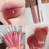 Crystal Glossy Lip Glaze Mirror Cute Bear Lip Gloss Waterproof Transparent Nude Liquid Lipstick Lip Girls Makeup Korean Makeup