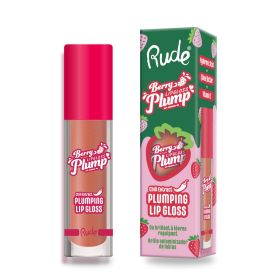 RUDE Berry Plump Plumping Lip Gloss (Color: Bare)