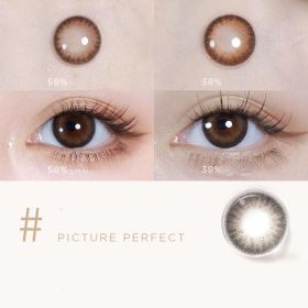 Mini Series Daily Color Contact Lenses (Option: Film Brown38-375Degree)