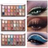 Matte Shimmer Metallic Eyeshadow Pallet Long Lasting Blendable Natural Colors Make Up Eye Shadows Cosmetics