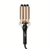 3 Barrel Curling Iron Wand Hair Styling Tool, Curling Iron Wand, Durable, For All Hair Types For Home Use For Beauty