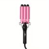 3 Barrel Curling Iron Wand Hair Styling Tool, Curling Iron Wand, Durable, For All Hair Types For Home Use For Beauty