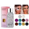 Liquid Glitter Eyeshadow Quick Drying Long Lasting Sparkling Metallic High Pigmented Glitter Eye Shadow