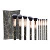 Makeup Brushes Synthetic Foundation Powder Concealers Eye Shadows Makeup 10 Pcs Brush Set