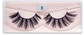 3D Stereo Curling Thick Large Radian Eyelash Natural Long Soft False Eyelashes (Option: 08)